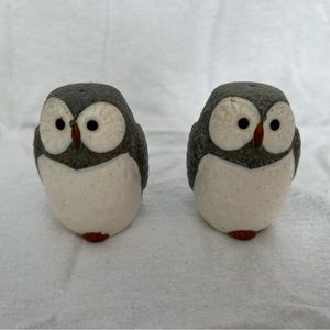 Anthropologie Owl Salt and Pepper Shakers